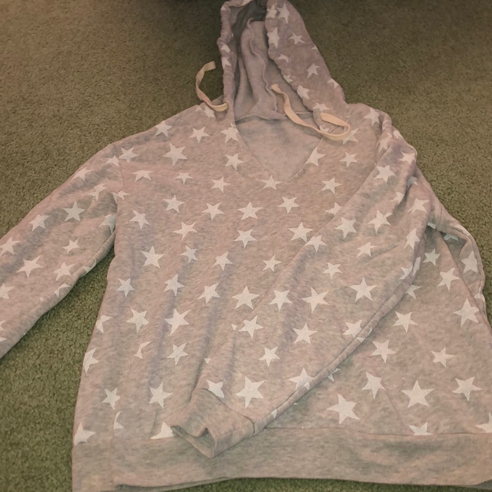 Star print sweatshirt